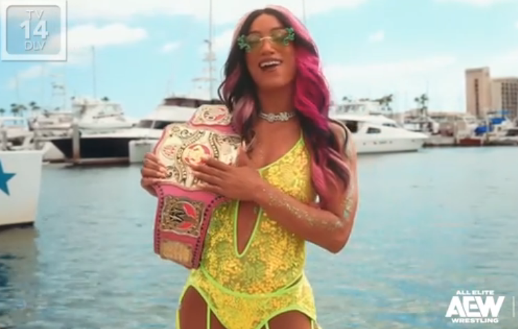 WrestlingCovers's tweet photo. Our GLORIOUS CEO! 🤑🥵 #AEWDynamite https://t.co/39Z7qMV4ez