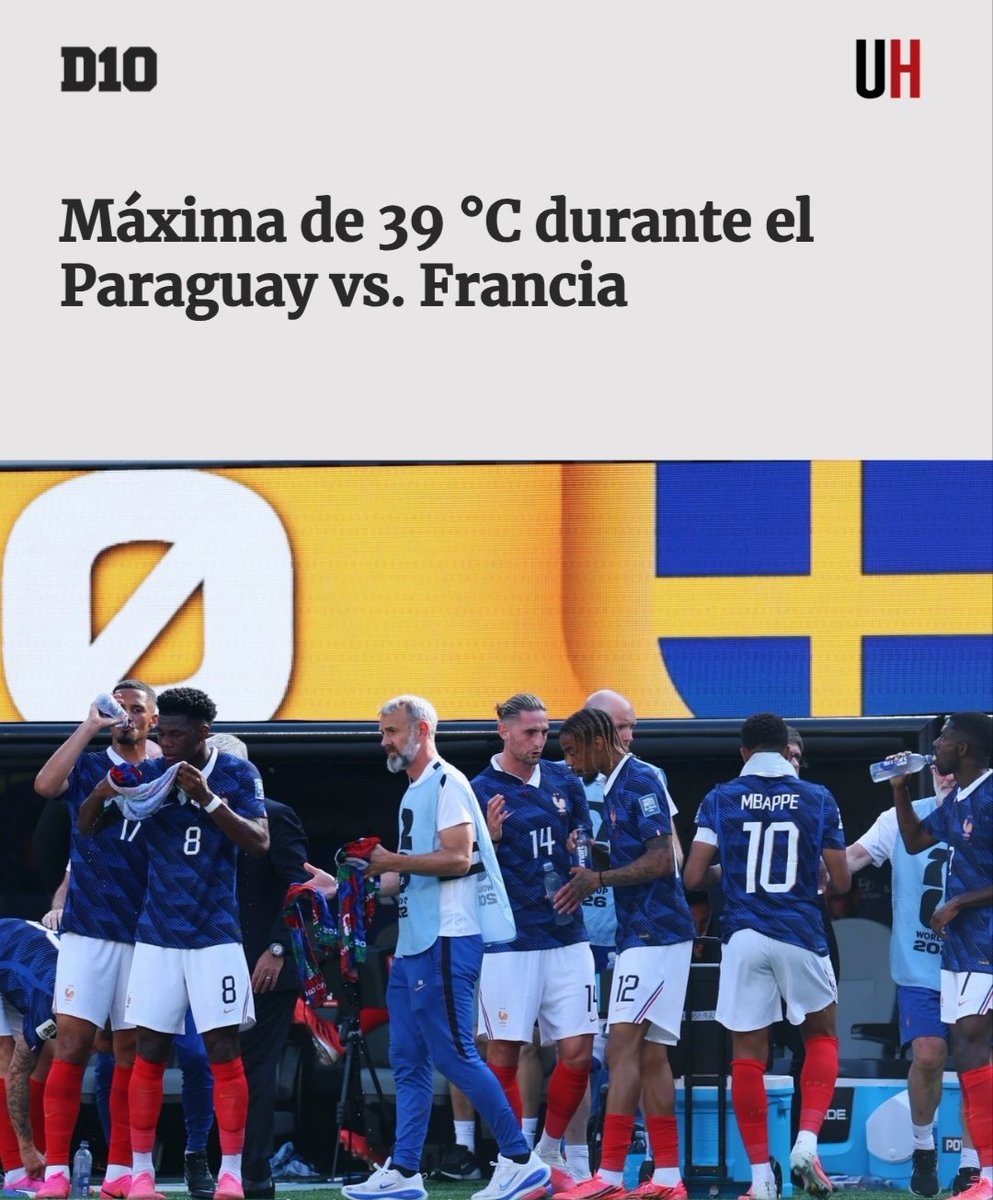 beln_be's tweet photo. 🇵🇾Por eso amo la Estadística. Contra Alemania nos daban un 10%.. y pasó lo que pasó.
Ahora aparece una nueva variable,
 39 °C. Ese calor nos favorece, estamos mucho más acostumbrados que Francia.
En estadística, cuando cambia una variable, la probabilidad tb cambia.
Albirroja https://t.co/VXmb55D2lx