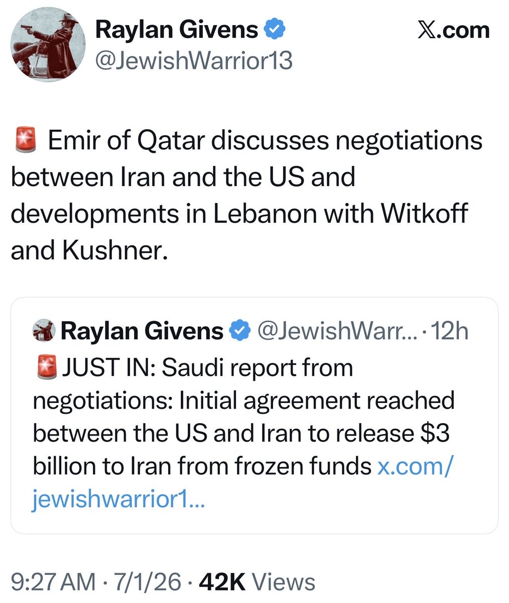 Scoobs9563's tweet photo. @WhiteHouse Our president took a $400 million jet, a $5.5 Billion real estate deal, and, $1.2 Trillion investment from Qatar! 

What did they want for all that money?! 

Keeping Islamist SAVAGES in power perhaps! 
👇👇 https://t.co/unIemBlTp8
