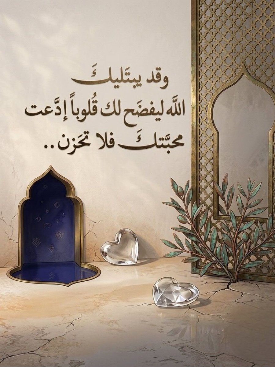 h_ecj's tweet photo. وقد يبتليك الله ليفضح لك قلوبآ إدعت 
محبتك فلا تحزن .

▫️▫️ https://t.co/yfrPCBJU52