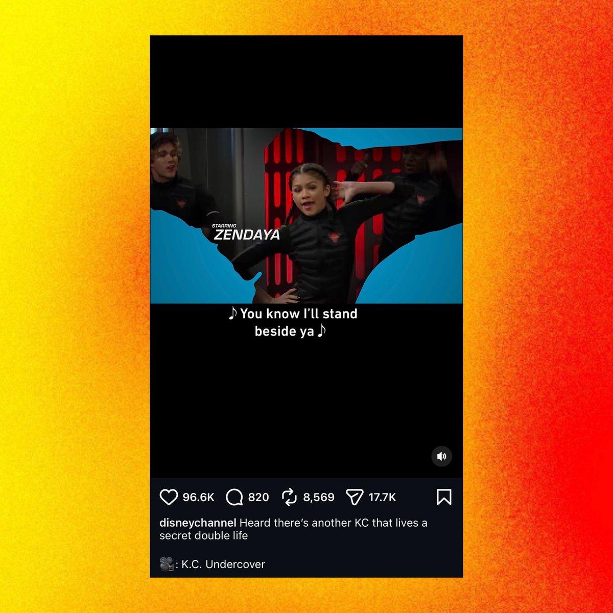 PopCrave's tweet photo. Disney Channel shades Love Island USA’s KC by reposting the ‘K.C. Undercover’ theme song:

“Heard there's another KC that lives a secret double life” https://t.co/w4VfFdY010