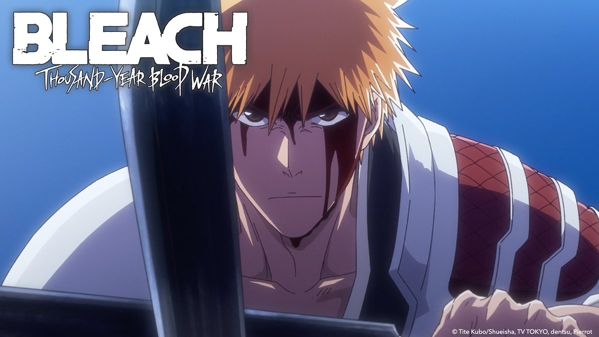 VIZMedia's tweet photo. Watch the first three episodes from BLEACH: Thousand-Year Blood War - Part 3 FREE on our YouTube channel, for a limited time only! ⚔️  https://t.co/il4T1nBWcb

Stream more BLEACH on @Hulu on @DisneyPlus 🔥 https://t.co/FOmFYM3jEh