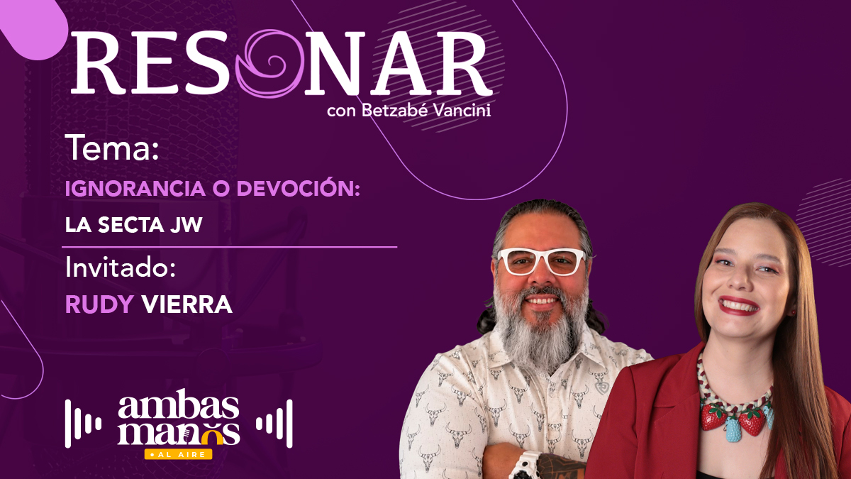 Ambas_Manos's tweet photo. Al Aire! 🎙️ #Resonar

La conductora @Psicobetza recibe al invitado Rudy Vierra para conversar a fondo sobre su experiencia como ex Testigo de Jehová y las decisiones de las que más se arrepiente.

​Una charla cruda, directa y necesaria que no te puedes perder.

​👀 Acompáñanos en el episodio: "Ignorancia o devoción".

​¡Conéctate ya y déjanos tus comentarios! 💬✨

#AmbasManos ​#AmbasManosAlAire #Entrevista #TestigosDeJehova

https://t.co/ZEAM5gNolf