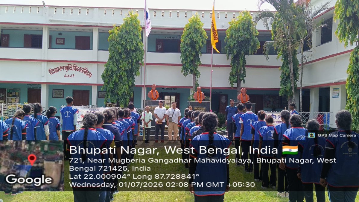 MugberiaM's tweet photo. NSS special camp, Mugberia Gangadhar Mahavidyalaya as on 01.07.2026 https://t.co/CLXcqvWCam