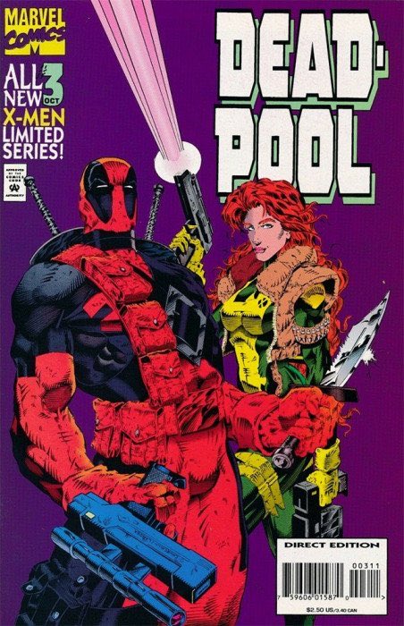 LaMarioSanders1's tweet photo. When it comes to being fan of Deadpool. I remember clear as day first seeing him in this wizard magazine which I own and still have. Deadpool second mini and Joe Kelly also Ed McGinnis. I still love this character even though they o.d. With him sometimes https://t.co/FfuuYqKYIa