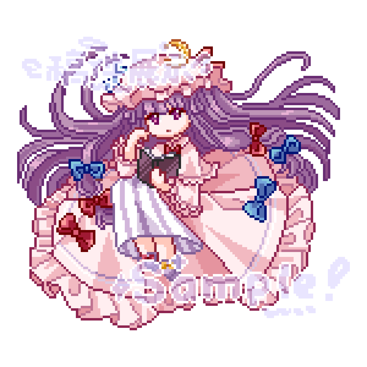 tangfafu11336's tweet photo. 【~像素风QQ人~】
不动的大图书馆~帕秋莉
#东方Project #東方Project #TouhouProject #東方絵 #東方紅魔郷 #紅魔館 #パチュリー・ノーレッジ #パチュリー #知識と日陰の少女 #動かない大図書館 #patchouli_knowledge #patchouli #the_great_immovable_library #witch_of_seven_weeks https://t.co/aBZPj7x3LV