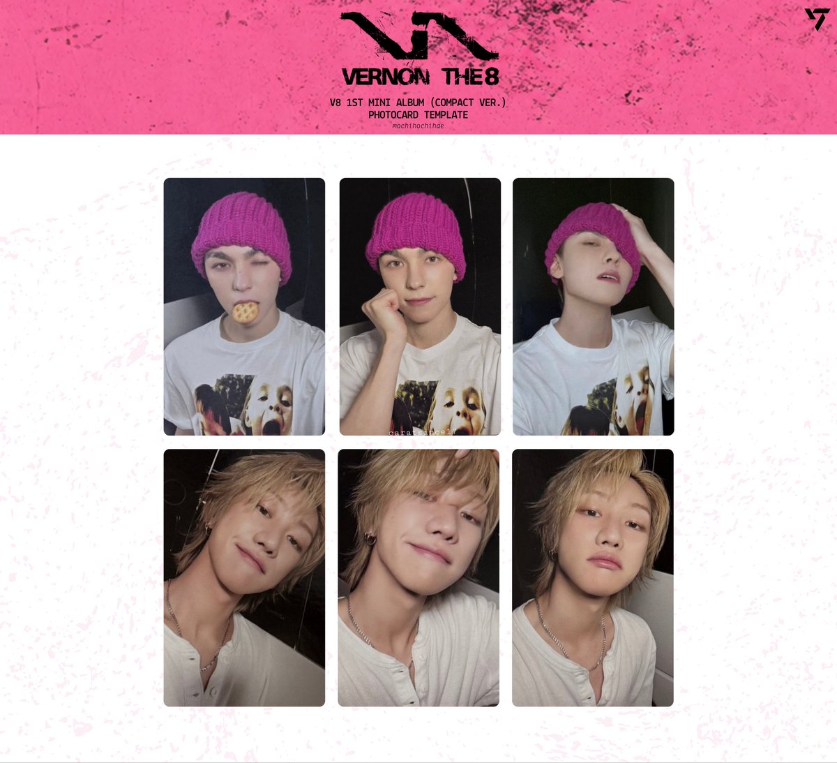 vernon the8 1st mini album: V8 — compact & kit ver album photocard