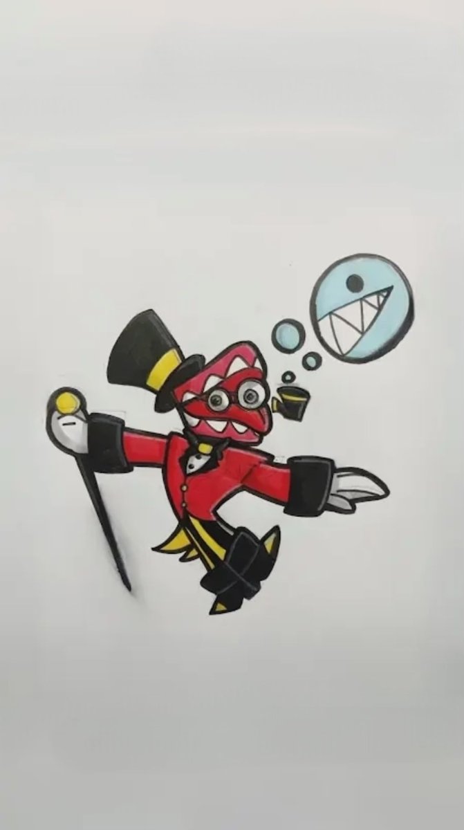 MariaMazerin's tweet photo. My Caine and zooble redesigns #zooble #caine #theamazingdigitalcircus❤️🦷🎩🤖���🤬🚂💖 https://t.co/NcNmPBjgWf