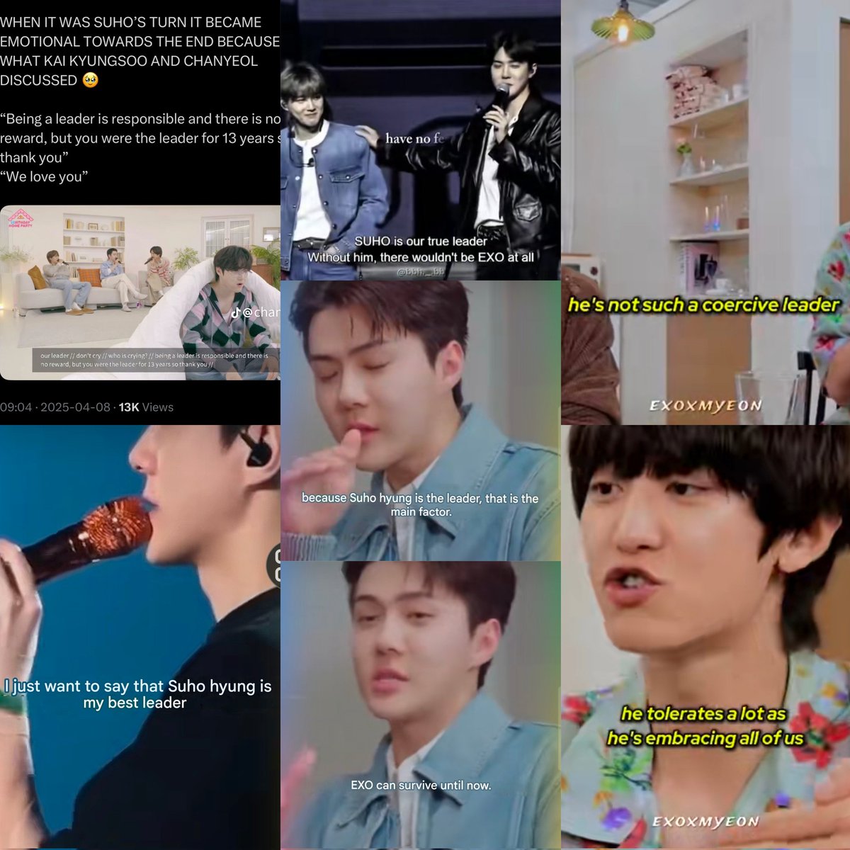 deRamorra's tweet photo. when I say OT9 bishes are the worst, ppl fucking attack me, trying to make me think that Im wrong or dumb, dismissing me as an akgae or a new fan
Ive fucking followed EXO/JM for 13 yrs, i know what kind of ppl yall are, why cant yall just admit that you're NOT OT9 and straight up https://t.co/GbUBK4qbC0