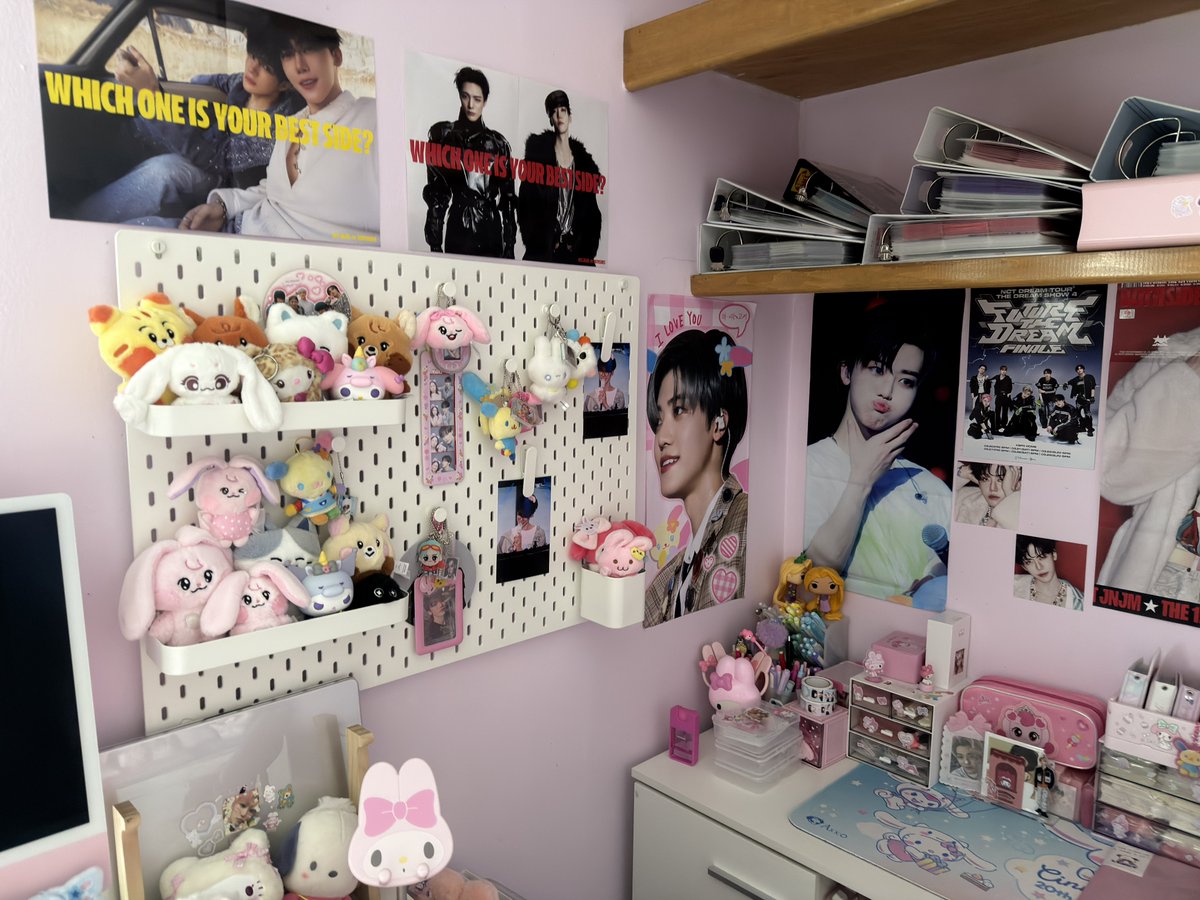 pinkkinjm's tweet photo. the room of a girl who’s turning 30 https://t.co/5WumoG19XW