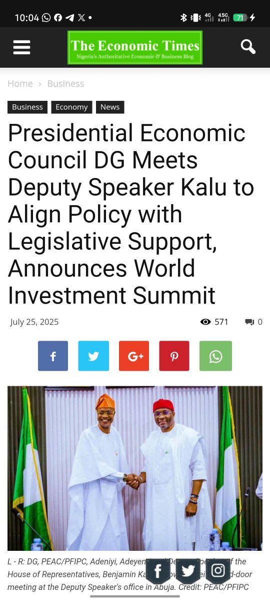 nnamdyy's tweet photo. The speed with which you used to debunk this is enough proof to me that something is indeed amiss and at least one of you, Gbaja or other criminals that hang in the Villa are complicit in this elaborate fraud.

This dude met with the Deputy Speaker of the house of representatives, met with the EFCC chairman, received letters from senate and HOR as an agency clearly addressed with the exact name of the agency in question, had a budget of 1.1b Naira in the appropriation bill, has local & foreign currency accounts with the CBN, cleared by the accountant general of the federation, has over 300 staff and an office in the national secretariat, but you want us to believe this agency does not exist?

For an allegation of this magnitude, a full-on investigation is the least that should be done. An investigation that cuts across the presidency, civil service, CBN, and all the commercial banks which domiciled the 34 accounts linked to the organization.

You people have taken your rascality to a whole new level and any Nigerian who wasn't convinced that this government is out to destroy what's left of us, this will do them in.

I have never seen a thing like this in my life.