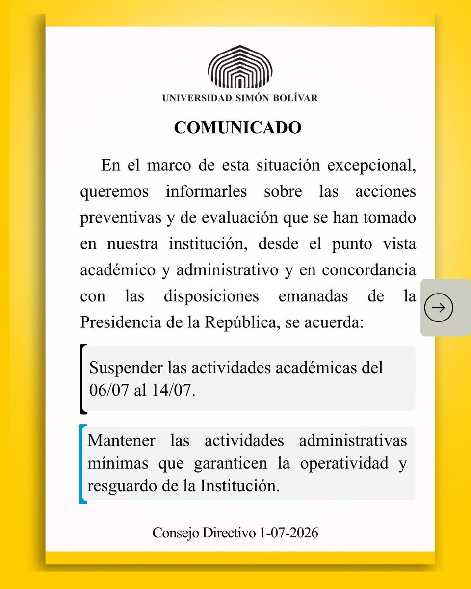 campusb's tweet photo. ¡Información Importante!

#Campusb #USBnoticias #USBve #PrensaUSB https://t.co/bSmVEUOgnM