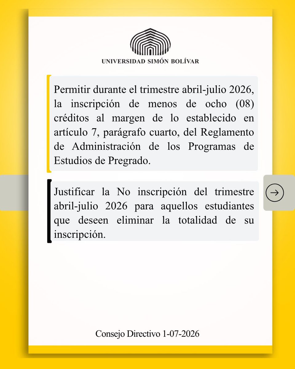 campusb's tweet photo. ¡Información Importante!

#Campusb #USBnoticias #USBve #PrensaUSB https://t.co/bSmVEUOgnM