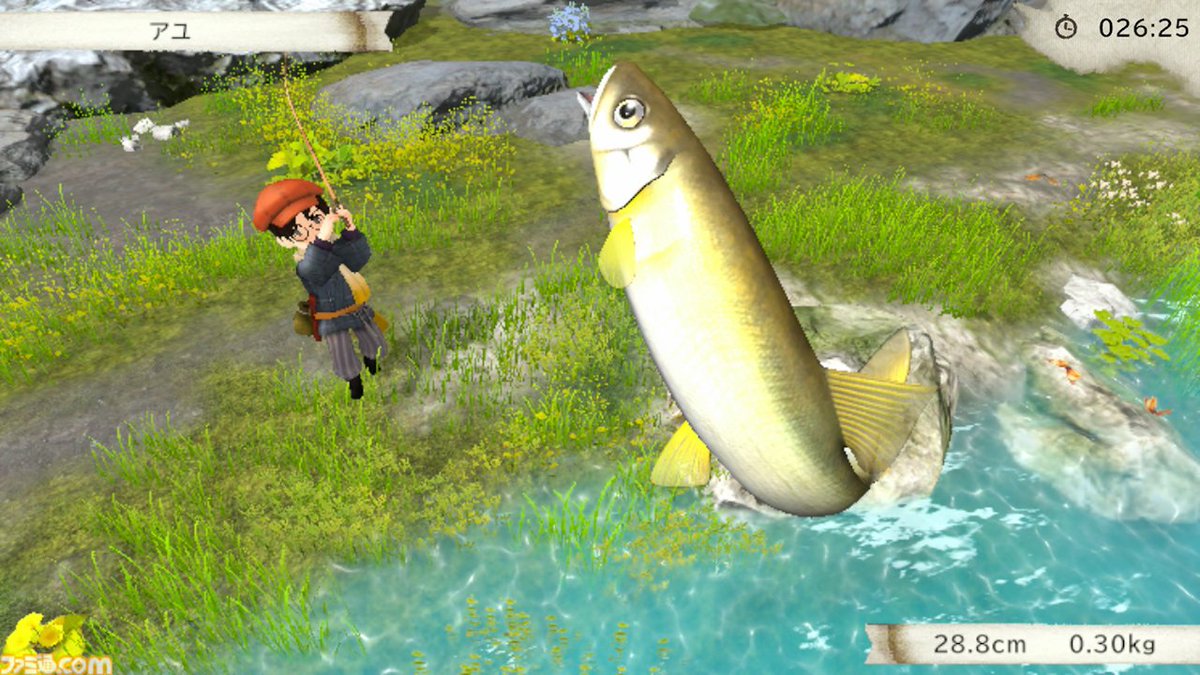 famitsu's tweet photo. イマジニアの新作釣りアクションRPG『ぼくと釣り日記』が10月8日に発売決定【先出し週刊ファミ通】
https://t.co/A6hibzjoOY

実際の釣り人が味わう高度な駆け引きがくり広げられるリアルな釣り体験、魅力的なキャラが織りなす物語、釣果コレクションなどのやり込み要素に注目 https://t.co/ZcCPHCHb91