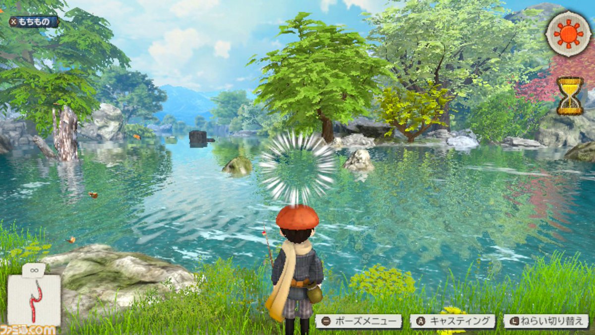famitsu's tweet photo. イマジニアの新作釣りアクションRPG『ぼくと釣り日記』が10月8日に発売決定【先出し週刊ファミ通】
https://t.co/A6hibzjoOY

実際の釣り人が味わう高度な駆け引きがくり広げられるリアルな釣り体験、魅力的なキャラが織りなす物語、釣果コレクションなどのやり込み要素に注目 https://t.co/ZcCPHCHb91