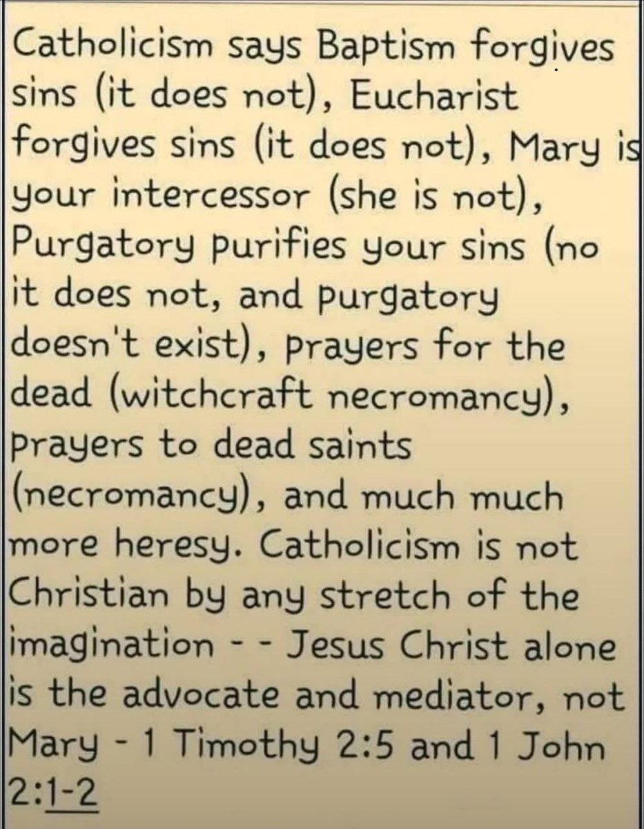 RedeemedEph1v7's tweet photo. @GuntherEagleman They are both part of the Roman Catholic cult, so ask their Pope. He loves bringing Catholics for over the borders, and keeping them here! https://t.co/YXSCxk3GzB