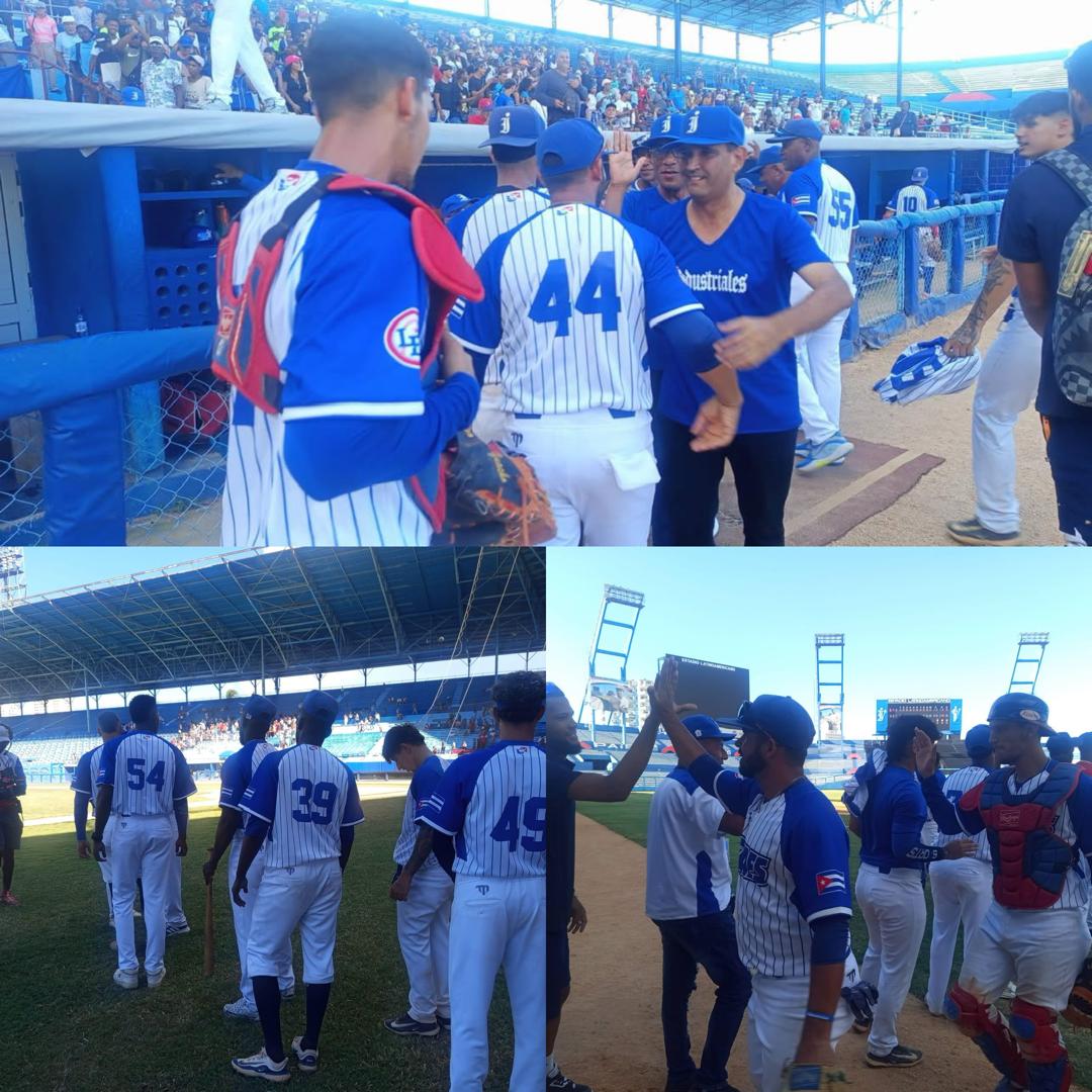 IzquierdoAlons1's tweet photo. Los Leones de Industriales ganan el primer juego 4-3 a los Leñadores, en el estadio Latinoamericano. 
#LaHabanaViveEnMí 
#CubaEstáFirme https://t.co/6B5SgJsCii