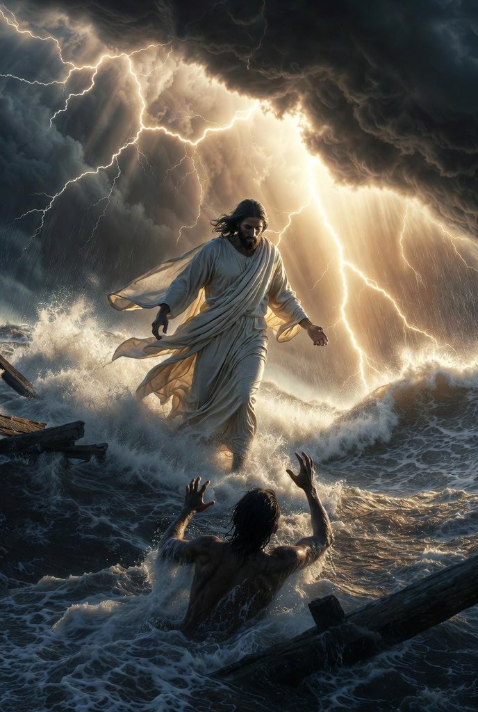 JosephMagnani1's tweet photo. “And immediately Jesus stretched out His hand and caught him..””
Matthew 14:31 https://t.co/ugViRMNYD8