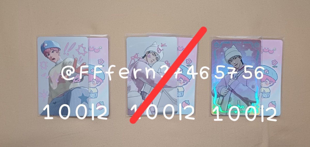FFfern37465756's tweet photo. [พร้อมส่ง] การ์ดplave 💙💜💗❤️🖤
   🐇ราคาตามภาพ🌹
    📫 ค่าส่ง 40 บาท 
×ไม่สะดวกถ่ายเพิ่มเติม×
ใครสนใจ💗 dm มาได้ค่ะ🥰
#ตลาดนัดplave https://t.co/MKVk1ISwOx