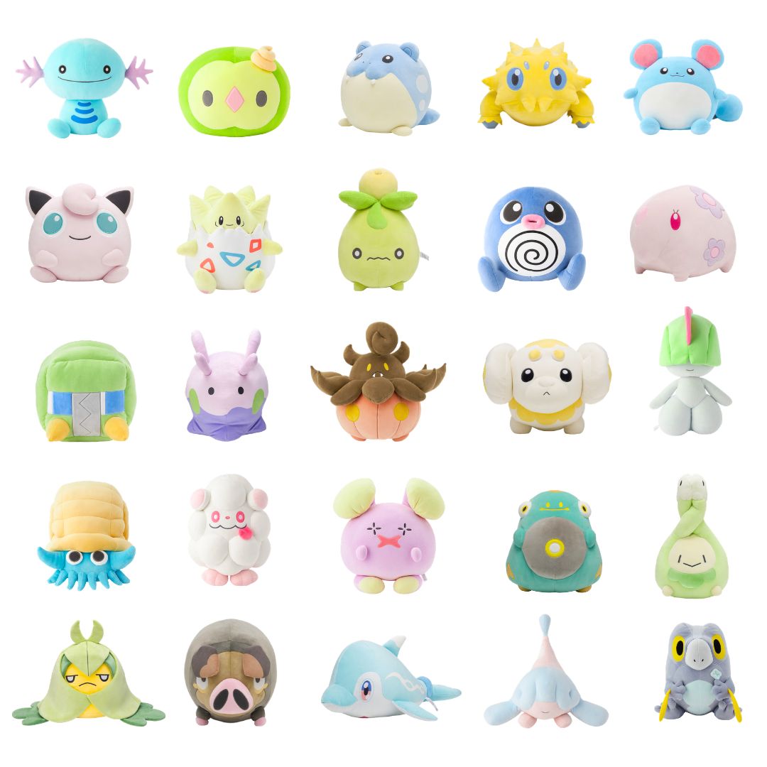 mecchaJP's tweet photo. 💕 Motchiritchi squad reporting for snuggle duty. ✨
Which one are you hugging first?

🛑 https://t.co/KJMmpWzxOx

#Pokemon #PokemonPlush #Cute https://t.co/zjrIBGstEX