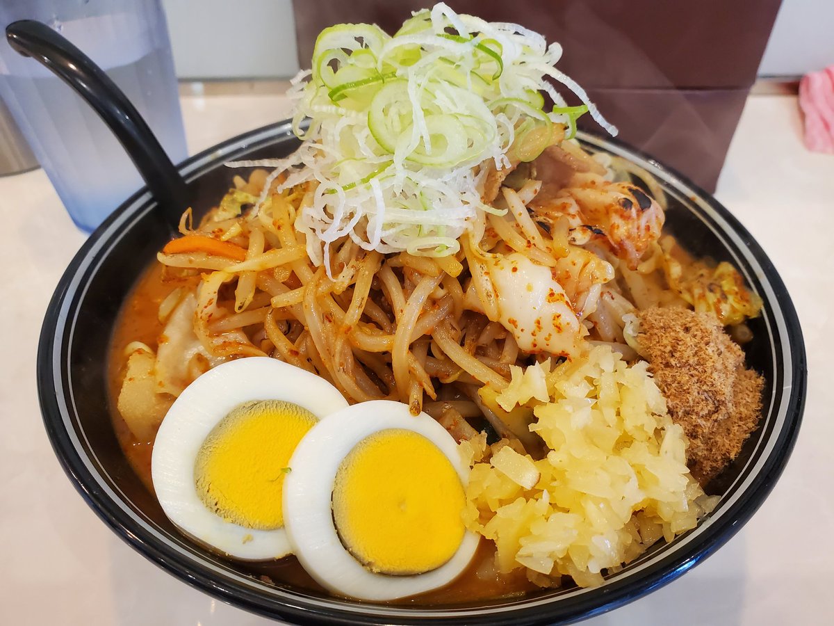 burnOrc09's tweet photo. [旨辛タンメン誠屋 春日井店]
旨辛タンメン8辛大盛り

豊川の中本行こうとしたら今日から臨時休業とか💦
ならば春日井で辛いの食べようと誠屋🎵
暑い日は汗かいて麺啜るに限るね～💖
ごちそうさまでした(o´▽｀o)
#旨辛タンメン誠屋 https://t.co/w9z4BVxk3t