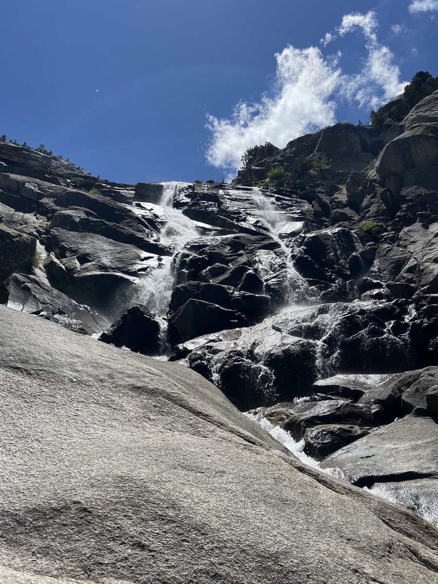 Solic_1's tweet photo. The waterfall pool we all swam in
-
Freezing fucking water btw. 
We saw deer, a bobcat cub, and a mama bear with 2 cubs! https://t.co/yjch16QTSU