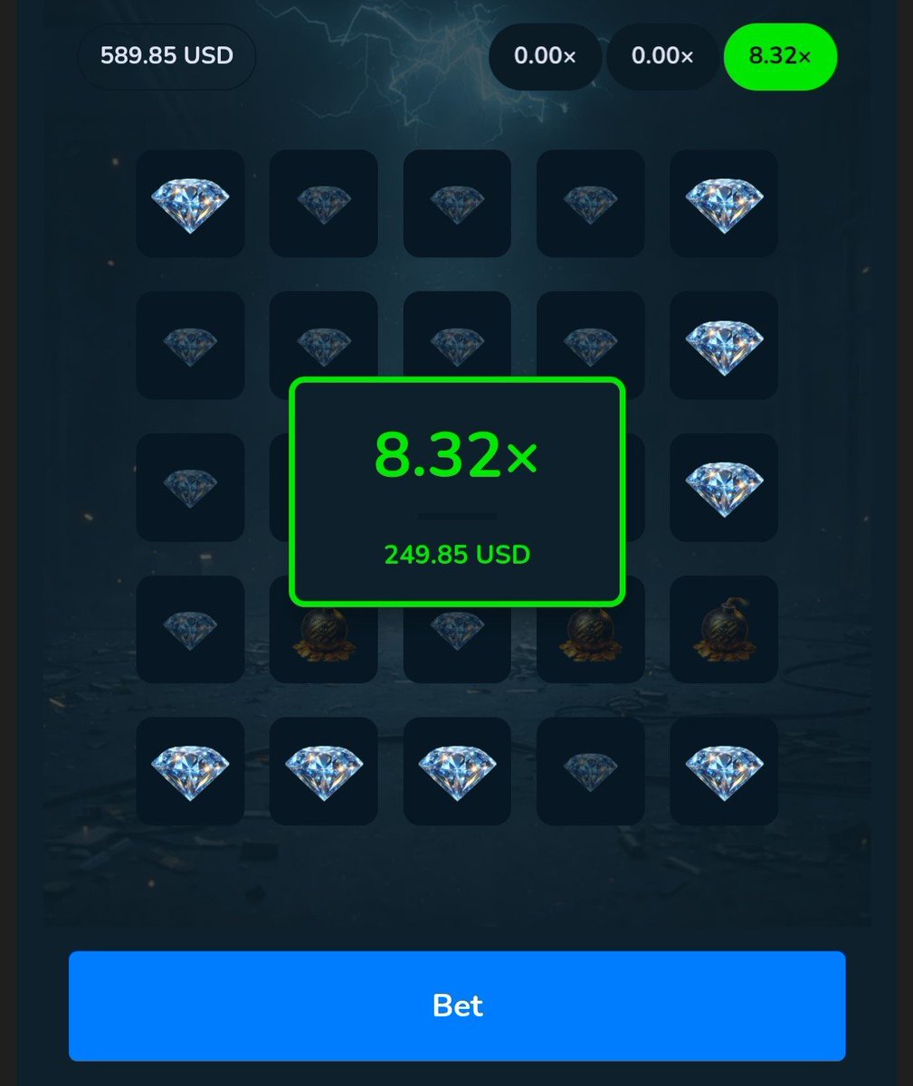 PreetamXBT's tweet photo. Won $200 in mines 💎

Easy 8x my money with this.

Giving away some profits to few people!

Drop your solana address below 👇 https://t.co/fiiMk9H4JX