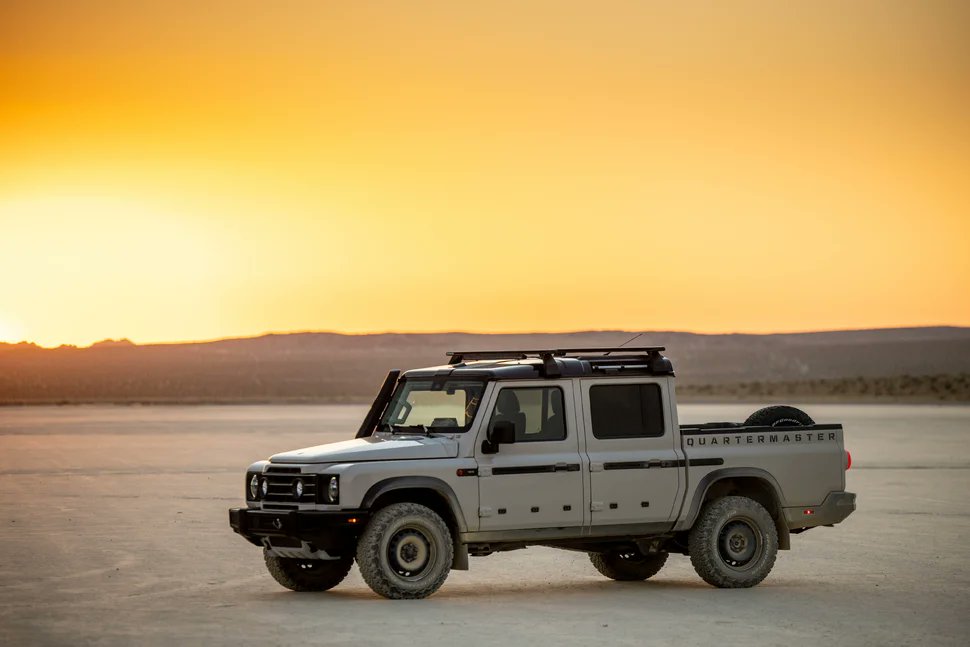 Melafissa's tweet photo. 🌅 INEOS Grenadier Quartermaster – Built for the Wild, Ready for Anything#INEOS #INEOSGrenadier #GrenadierQuartermaster #Quartermaster #AdventureTruck #OffRoad #4x4 https://t.co/Ofs8h7ekPJ