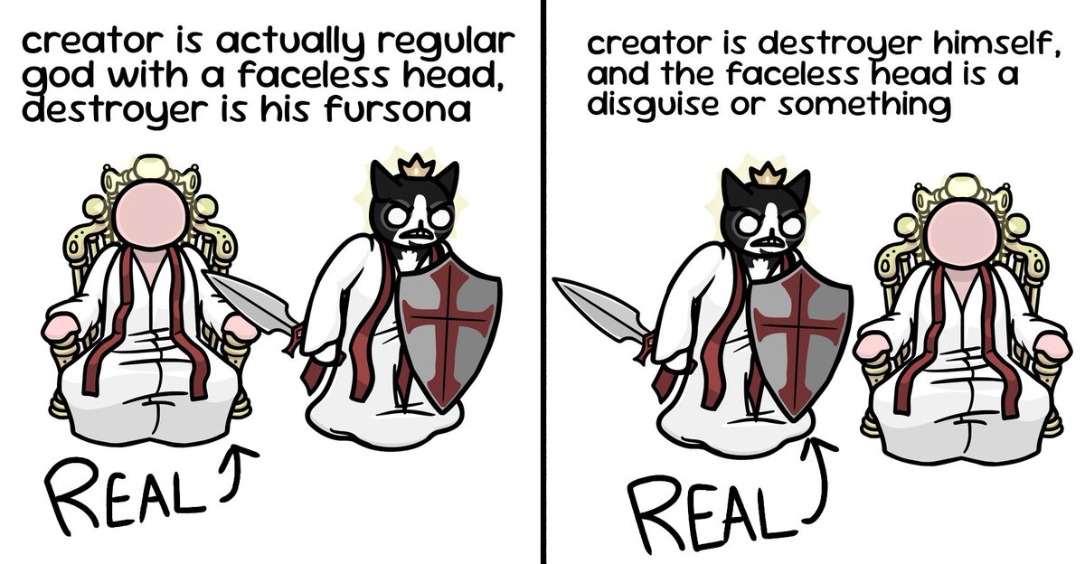 sacredheartq4's tweet photo. important question which side are you #mewgenics https://t.co/NGi5E2m3hG