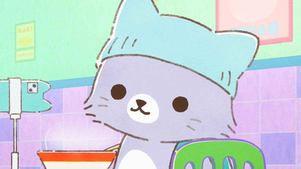 rilakkuma_anime's tweet photo. アワワネコ🐱💜

#リラックマアニメ https://t.co/ctAN4xkoht