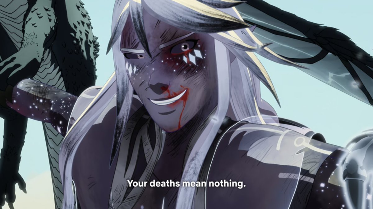 wordswdragons's tweet photo. rewatching #TheDragonPrince from the beginning and #Rayla and #Aaravos continue to be such a great pair of foils https://t.co/lsGjpUVMlR