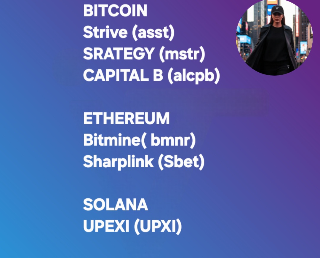 FernandaTrend8's tweet photo. Titres qui pourraient beneficier du CLARITY ACT si signature en juillet
⚠️ titre a effet de levier sur la #Crypto et le secteur est en tendance baissiere ⚠️
ALBCI ou Ethero peuvent profiter mais elles sont en ligue 2
Liste a completer
#strive
#bitmine
#strategy
#capitalB https://t.co/5kC1rwDEyv