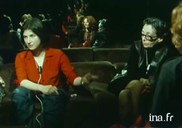 CanetCinema's tweet photo. Chantal Akerman, Delphine Seyrig et Marguerite Duras https://t.co/yZFGX2M4rM