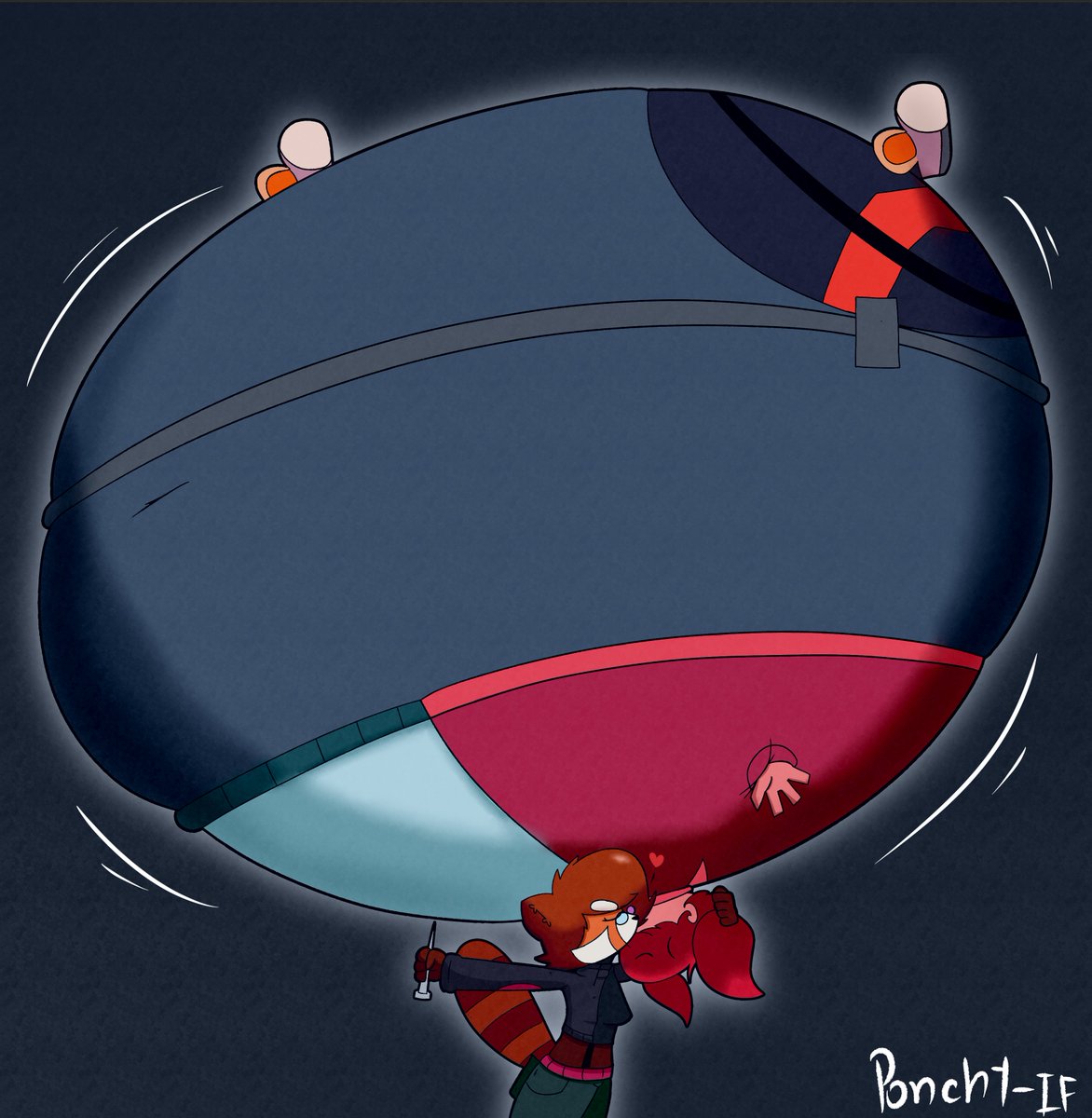 ponchy_IF's tweet photo. WHAT?! Big Menta is defeating Alisha with such an unusual technique?! Where have I seen that before? https://t.co/5lKDjdPscv