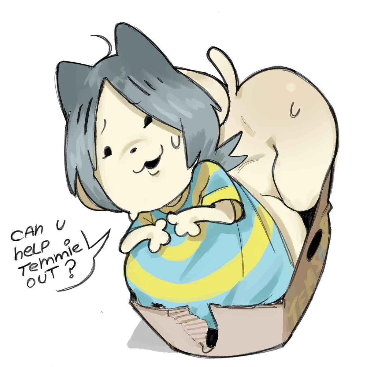 mentalyillgirl's tweet photo. Fat temmie https://t.co/fIdlyORjVu