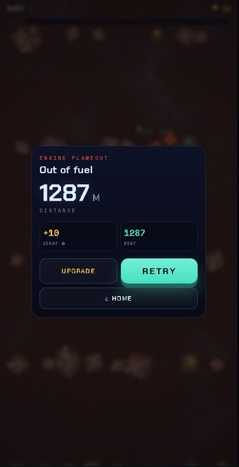 sojjok1's tweet photo. @HCOW_Official The game is very addicitng it reminds me of Flappy bird. Touch response is very good. The only flaw is the fuel runs out too fast. #HCOW #HASHCOW #SEEDFALL https://t.co/E14fPlDAb4