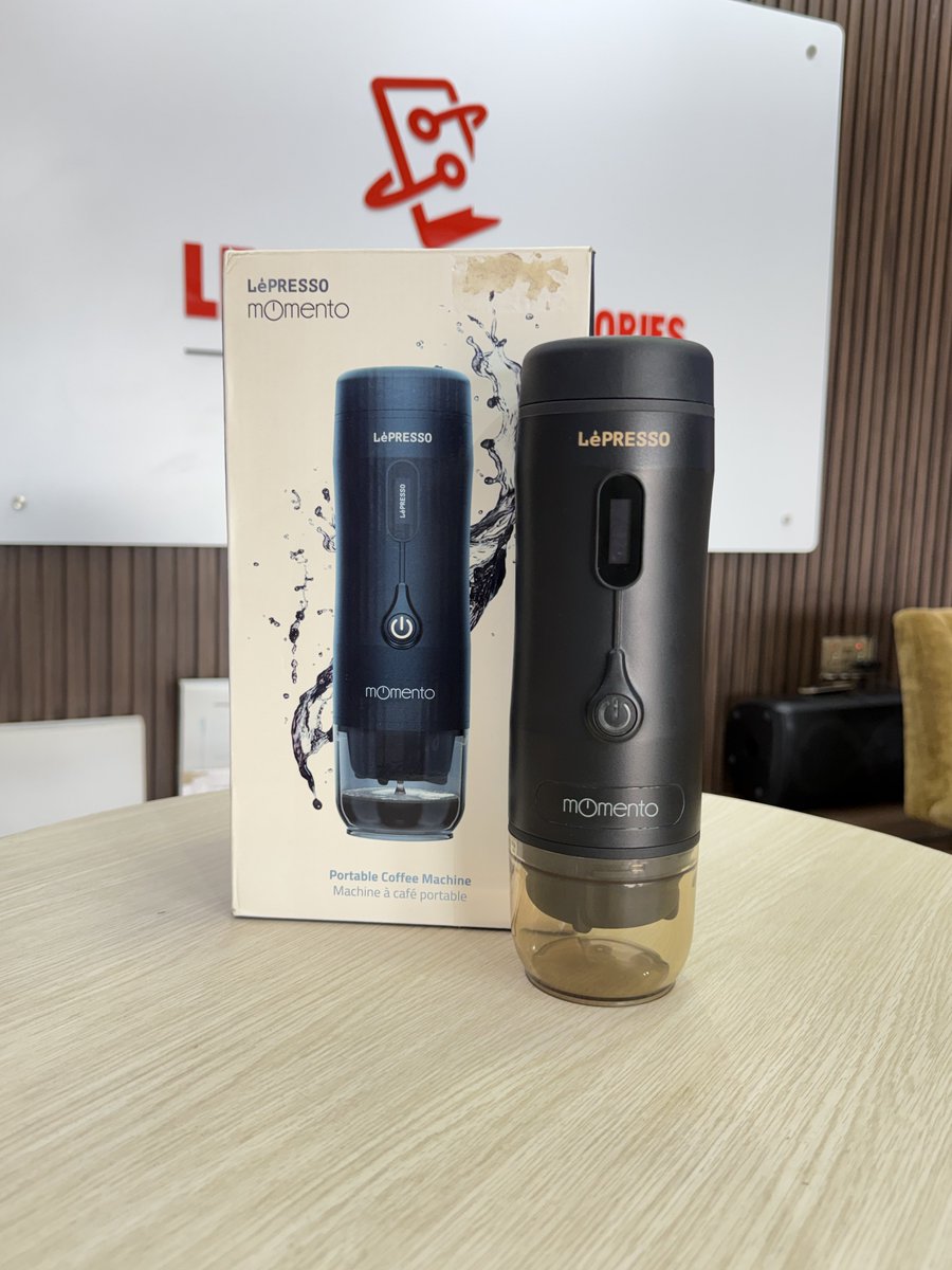 legends_ug's tweet photo. LePresso Momento 2.0 Portable Espresso Coffee Machine 75W - Black
🏷️390,000UGX 
#legendsaccessories https://t.co/3QumyT7Y8y
