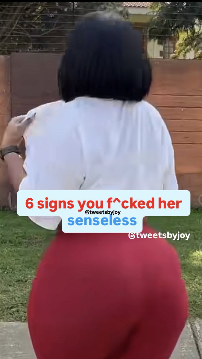tweetsbyJoy's tweet photo. 6 signs you f^cked her senseless

A Thread 🧵 https://t.co/0VLKZTVoCT
