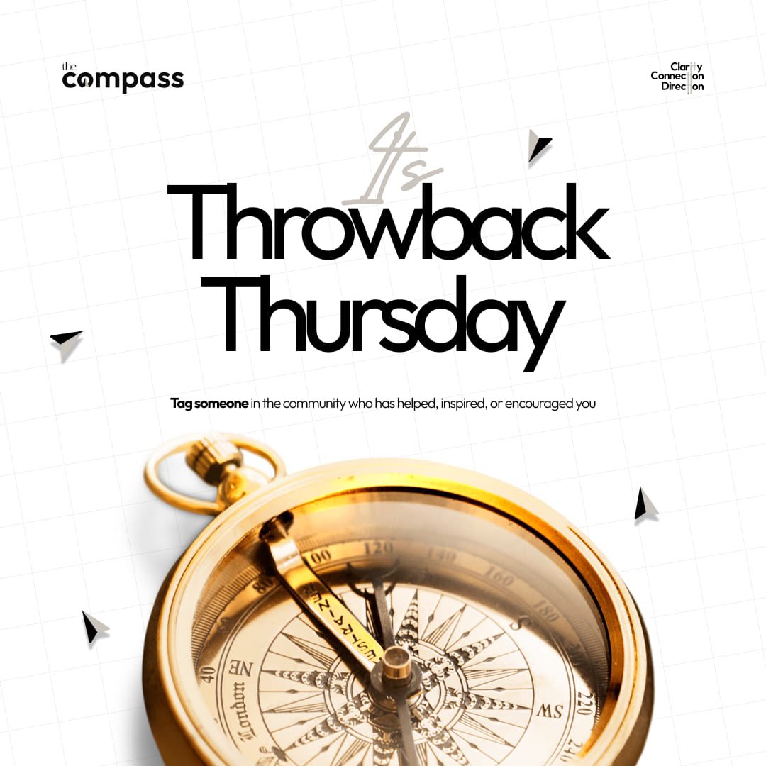 TheCompassDAO's tweet photo. Good Morning 🌞 

It's Throwback Thursday 💙

Tag someone in the community who has helped, inspired, or encouraged you.

Let's give them their flowers.

#TheCompassCommunity https://t.co/DBLusFqE36