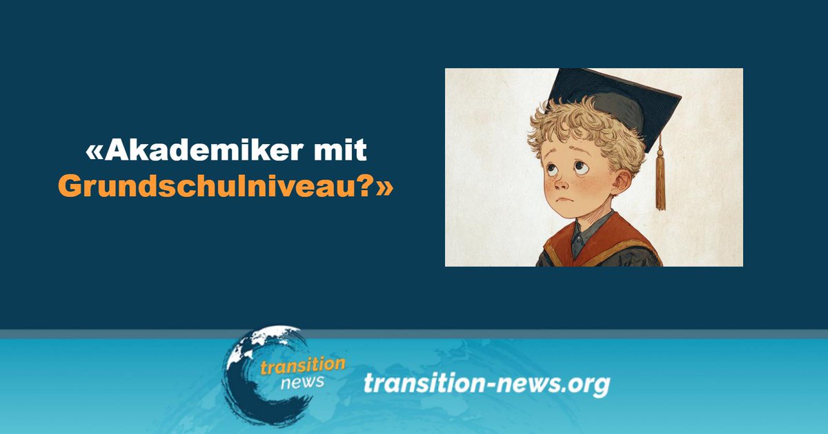 C_Transition2's tweet photo. Ein dramatischer Weckruf für das #Bildungssystem: Immer mehr #Studenten erreichen #Hochschulen mit erschreckenden #Wissenslücken. 

Weiterlesen ... (https://t.co/MeSFAVjbUt)

#transitionnews #Bildung #Wissen #Studenten #Akademiker https://t.co/mZvcMAyIGs