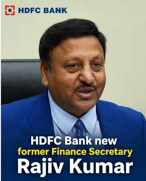 UPPlusNews's tweet photo. #HDFCBank Names Former Finance Secretary Rajiv Kumar as Part-Time Chairman
https://t.co/9DeA07Medd https://t.co/RWY1dNzhGH