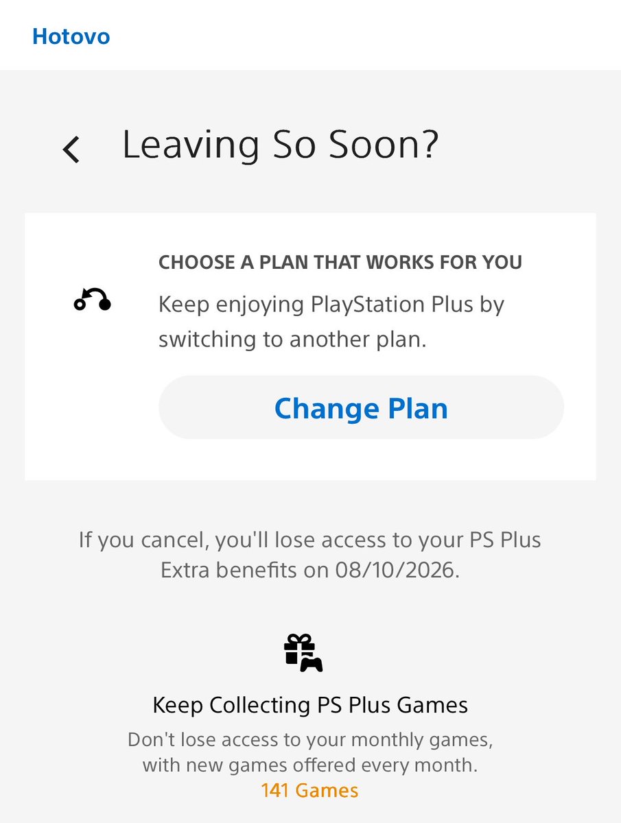HyksSebastian's tweet photo. Leaving so soon? Yeah. After almost 8 years of paying for PS Plus, I’m done. Fuck PlayStation. If you’re seeing this, consider doing the same. It won’t hurt you, but if enough people do it, it’ll hurt PlayStation
@Sony @PlayStation https://t.co/PcT5lQl7xc