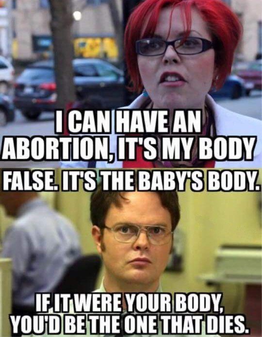 Truth_matters20's tweet photo. Abortionists have no logical arguments. https://t.co/XB3wKYEhXf