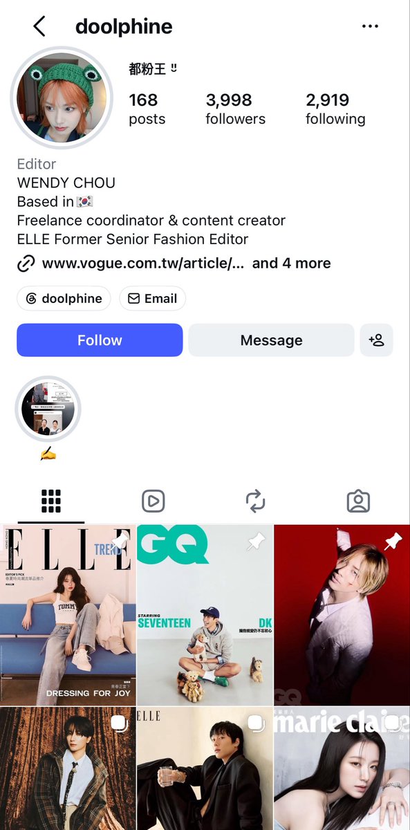 intakzmar's tweet photo. An ELLE Former fashion editor called liyu “my #/fendi boy 🫶🏻✨” (😭 he’s so loved )

And it looks like she has worked with lots of magazines in taiwan… flare u magazine pictorial soon? https://t.co/7z3in6IwKd