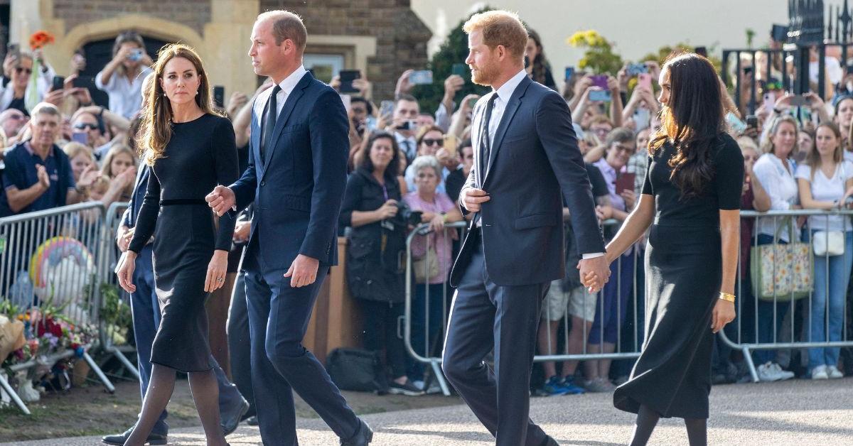 OKMagazine's tweet photo. Prince William and Kate Middleton's Door Is 'Bolted Shut' for Any 'Reconciliation' With Prince Harry and Meghan Markle During Sussexes' U.K. Visit https://t.co/KlfXTNlx4X https://t.co/UQLQXuqqi5