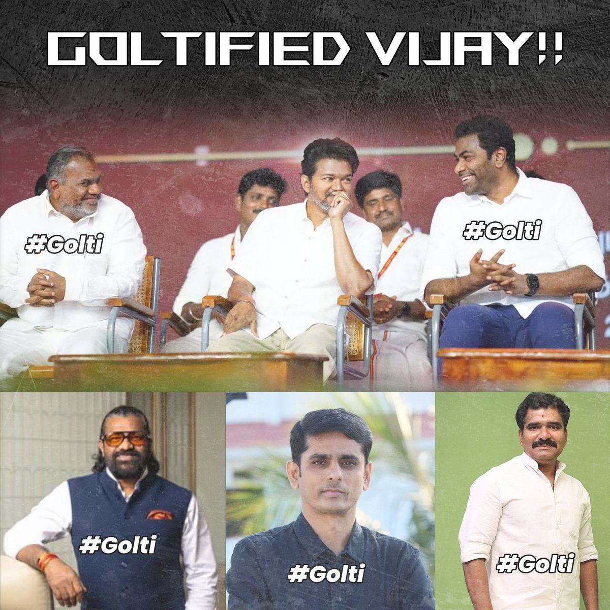 genZ_Tigers's tweet photo. I can see some of the Vijay fans are defending Murugan and bashing Toxic-Telugus. Good to see this...

But, your  Clown-CM Vijay himself is "Goltified" 😭 

A product groomed by all Goltis is ruling #TamilNadu now🤦
...மொதல்ல அத கேளுங்கடா 35% retards https://t.co/VQ3UtIRWHg