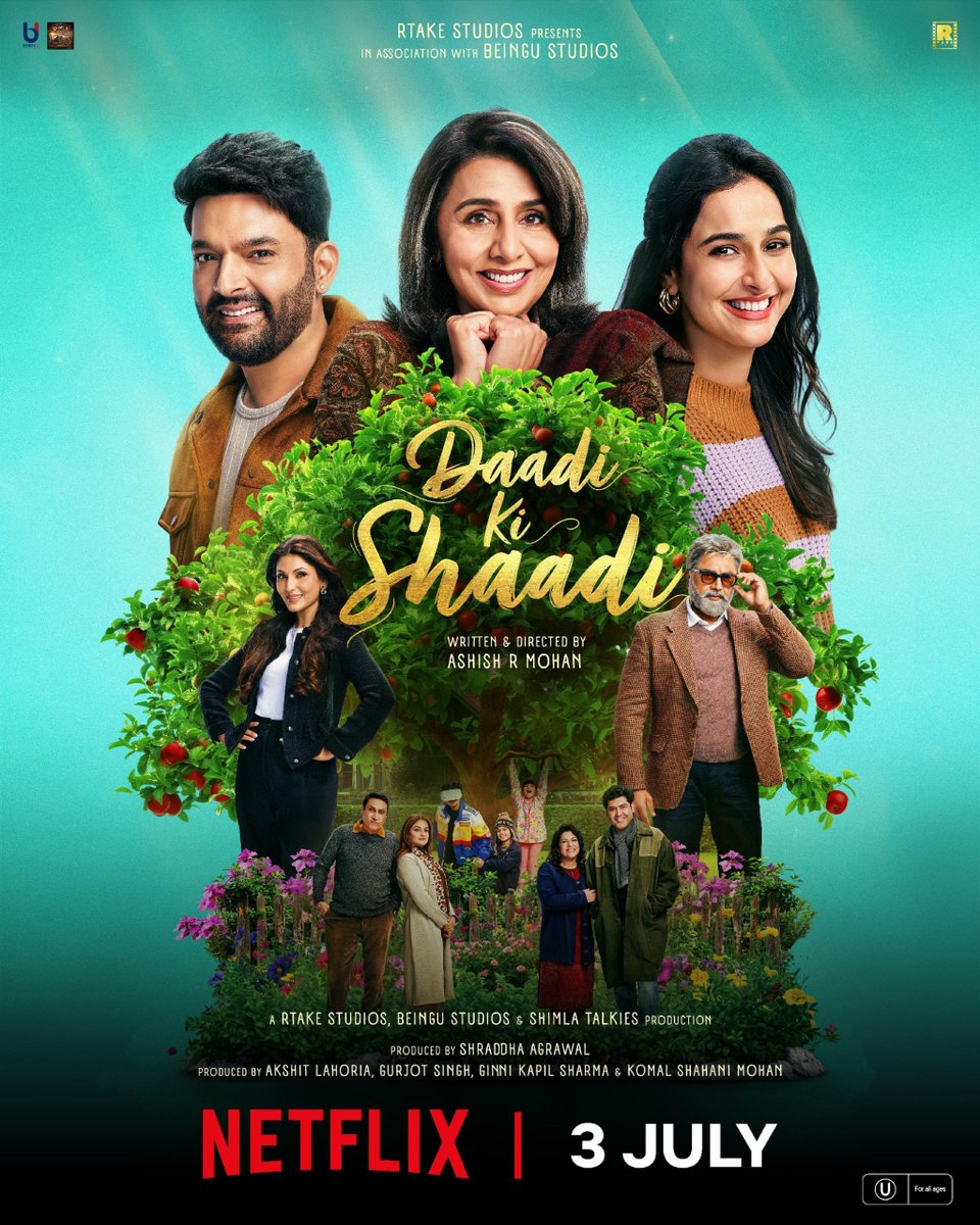 SouthHDUpdate's tweet photo. TOMORROW STREAMING - 3rd July..

🌟 #MollywoodTimes – JioHotstar

🌟 #DaadiKiShaadi – Netflix

#Karakkam Streaming Today at 6 PM on #SonyLIV. https://t.co/kA3zhkGunM