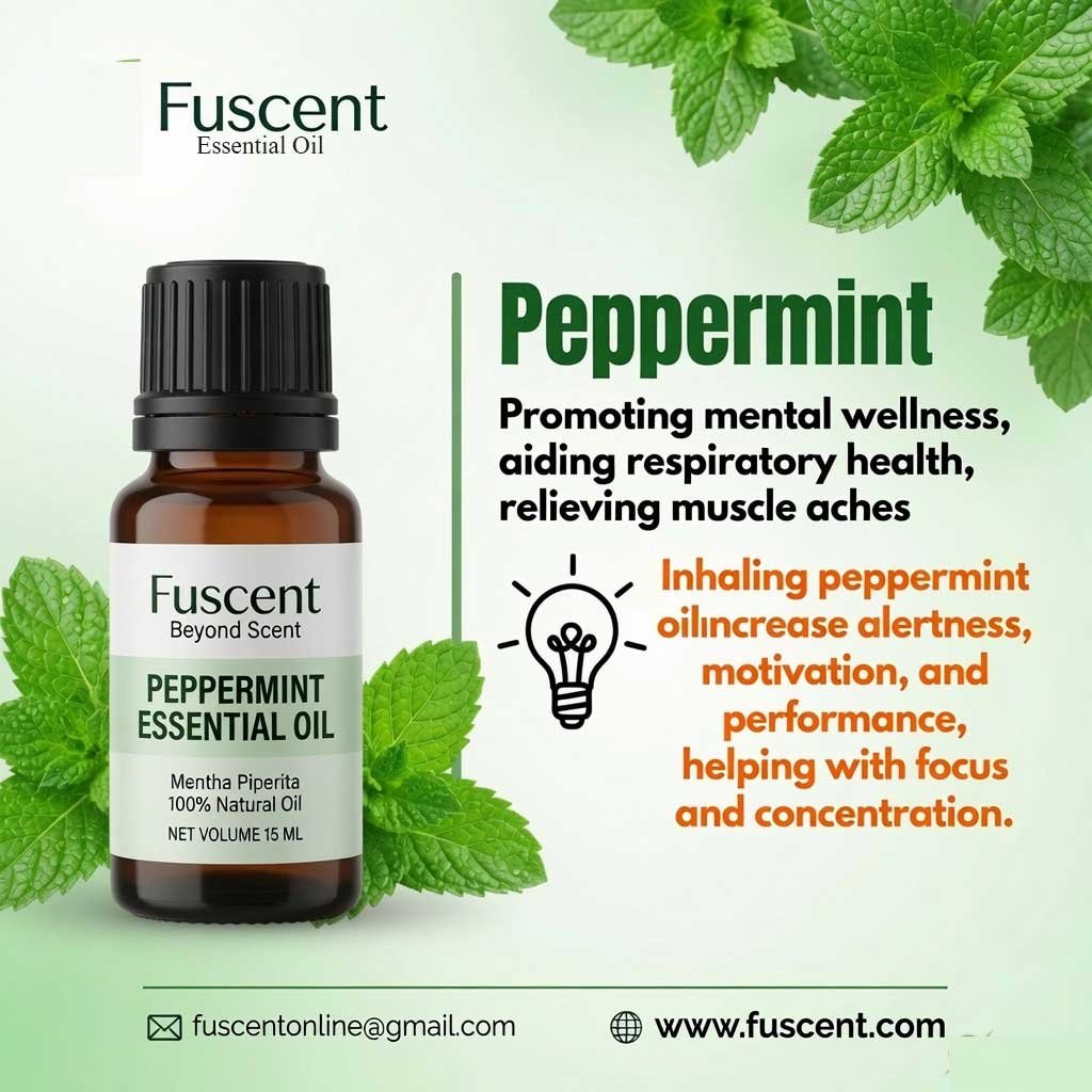 fuscentonline's tweet photo. Need a natural boost? ✨
Fuscent Peppermint Essential Oil enhances focus, alertness & mental clarity while supporting respiratory health & relieving muscle tension.
Pure. Powerful. Refreshing.
https://t.co/o388jXm8a8
#PeppermintOil #EssentialOils #Aromatherapy https://t.co/KMqtlmu6jo