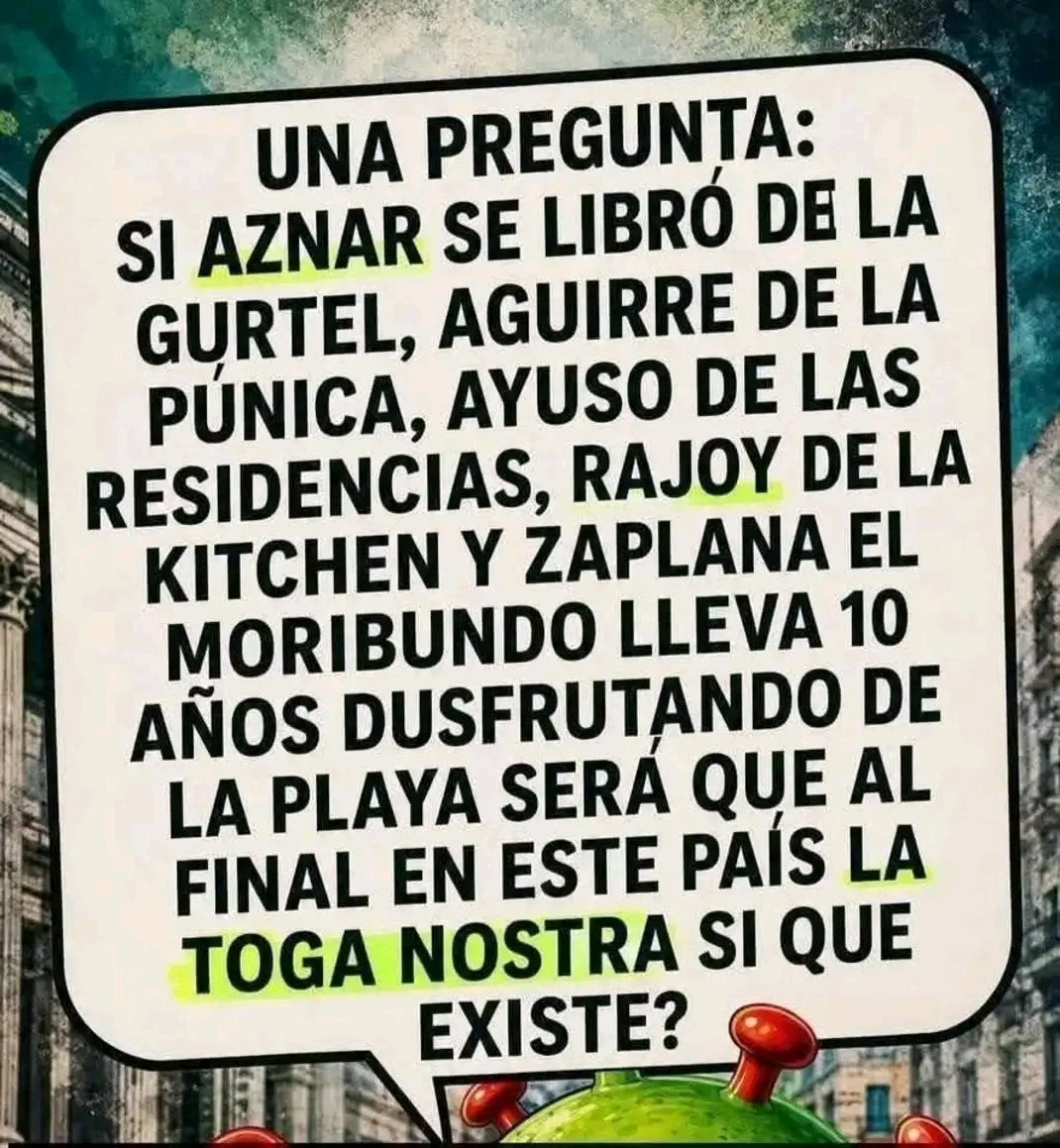 frascuelo5's tweet photo. @rosamariaartal Es "La toga nostra" https://t.co/vEyw3cq4VT