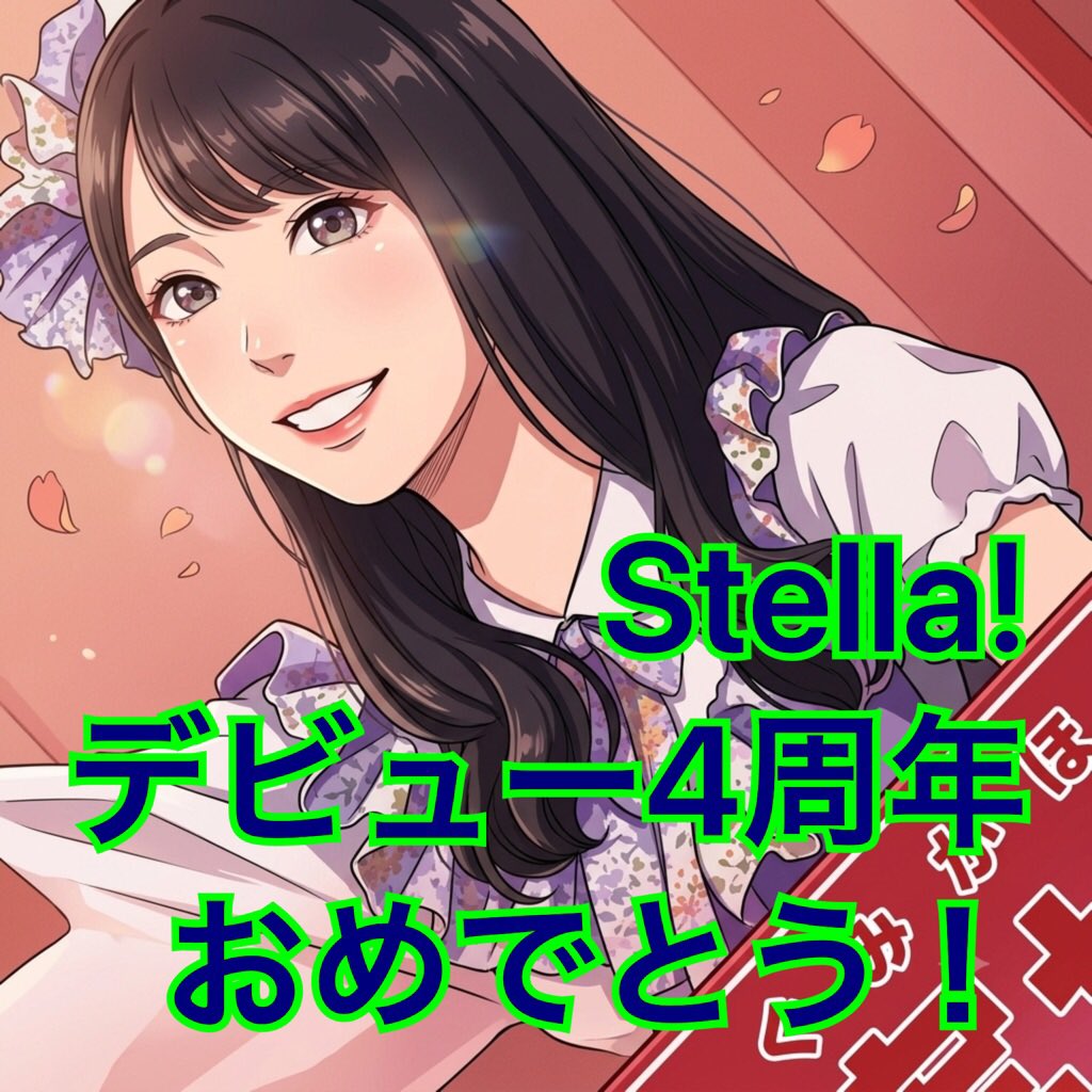 hgnirinta's tweet photo. Stella!デビュー4周年おめでとう！

4周年記念ライブの成功もおめでとう！
先月のライブですてらの大切さを再認識
「テセウスの船」状態だけど、現メンバーに感謝です
などなど

#standfm

https://t.co/5H1a0FQyi1

#podcast ＃音声配信
#孤独のはがないラヂオ #名古屋アイドルかんさつにっし https://t.co/ku0uXmHfSJ